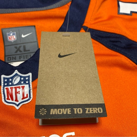 Denver Broncos Nike Courtland Sutton Orange Men's Size XL Jersey Authentic New - Picture 7 of 10